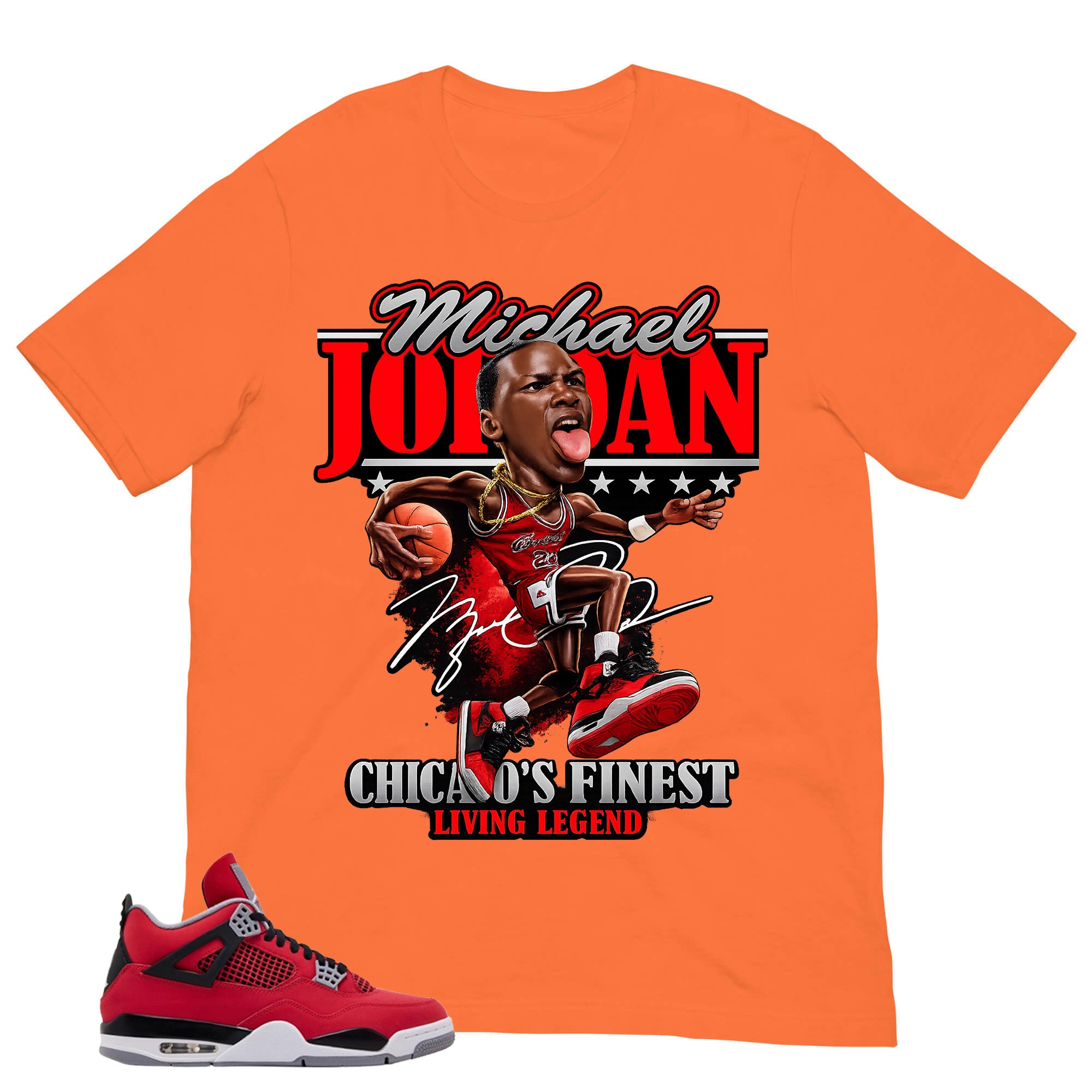 MJ Living Legend Shirt - Match Air Jordan 4 Toro Bravo