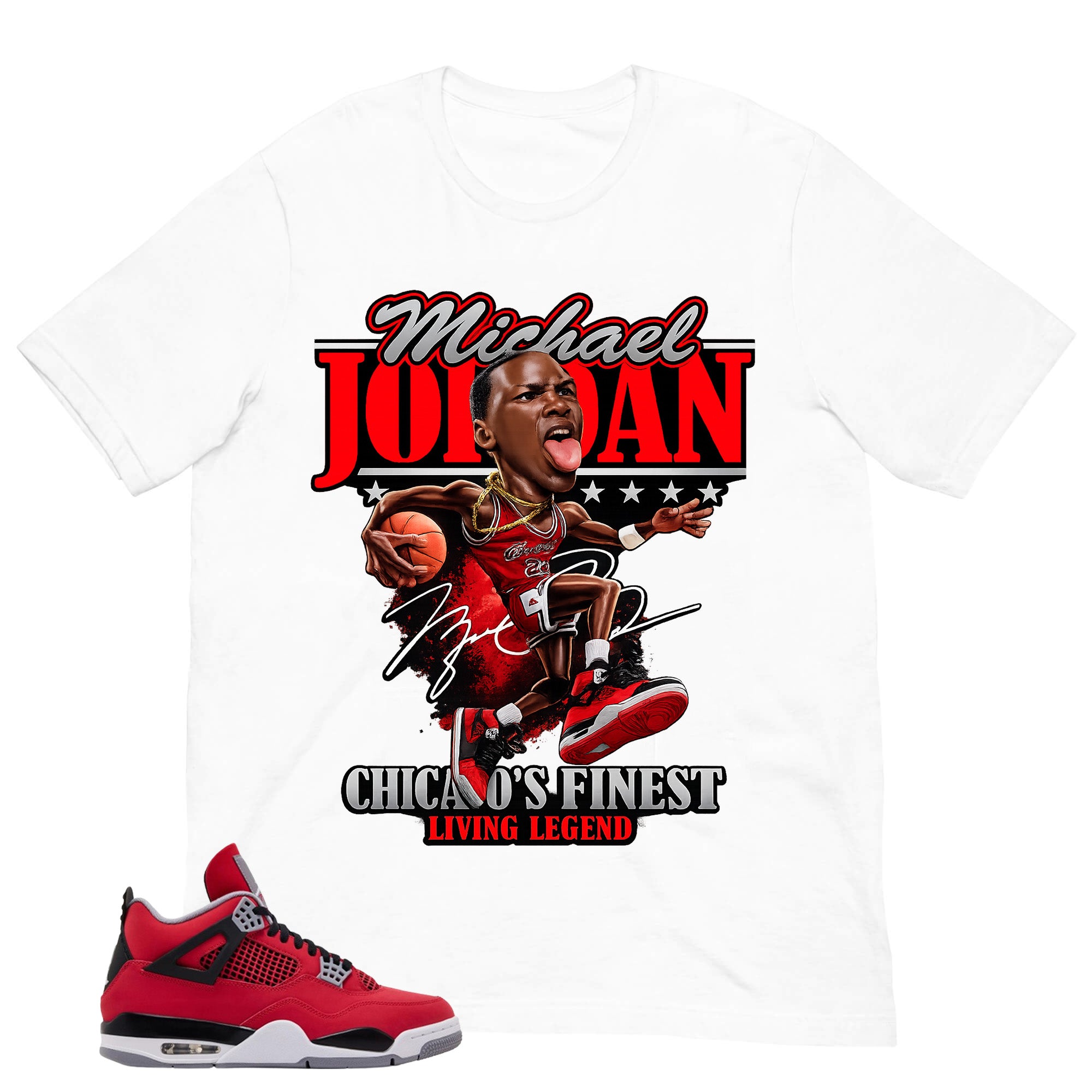 MJ Living Legend Shirt - Match Air Jordan 4 Toro Bravo
