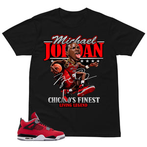 MJ Living Legend Shirt - Match Air Jordan 4 Toro Bravo