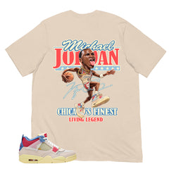 MJ Living Legend Shirt - Match Union LA x Air Jordan 4 Guava Ice