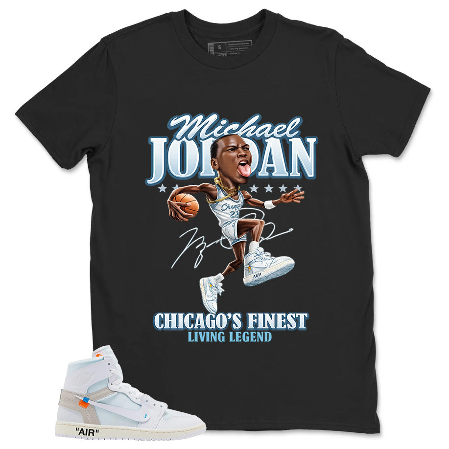 MJ Living Legend Shirt - Match Virgil Abloh x Air Jordan 1 Alaska