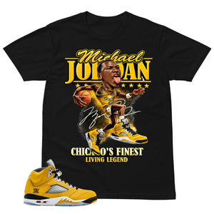 Graphic Tee to Matching T23 Tokyo 5s MJ Living Legend Shirt