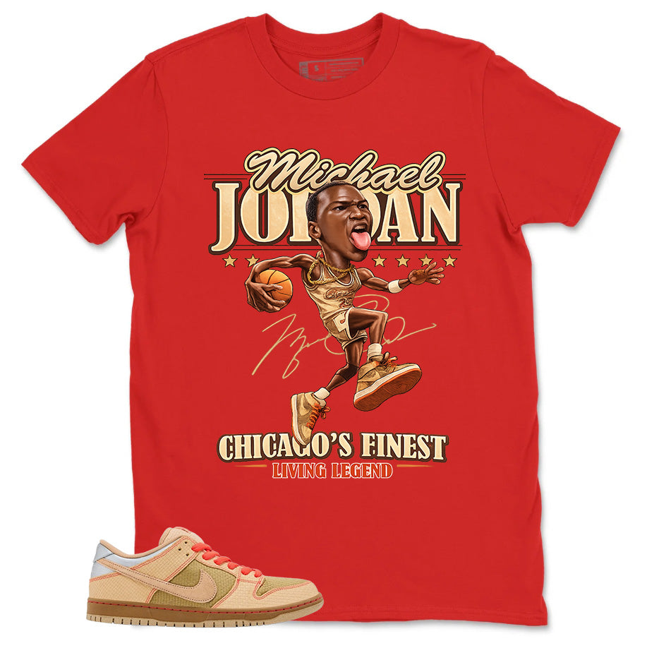 Graphic Tee MJ Living Legend Shirt - Matching SB Dunk Low Songkran