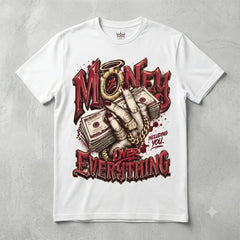 Money Over Everything Graphic Tee - Shirt To Match Air Jordan 3 Bin23