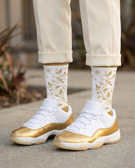 Mother’s Day Inspired Sneaker Match Socks – Women’s Air Jordan 11 Mother's Day Crew Socks