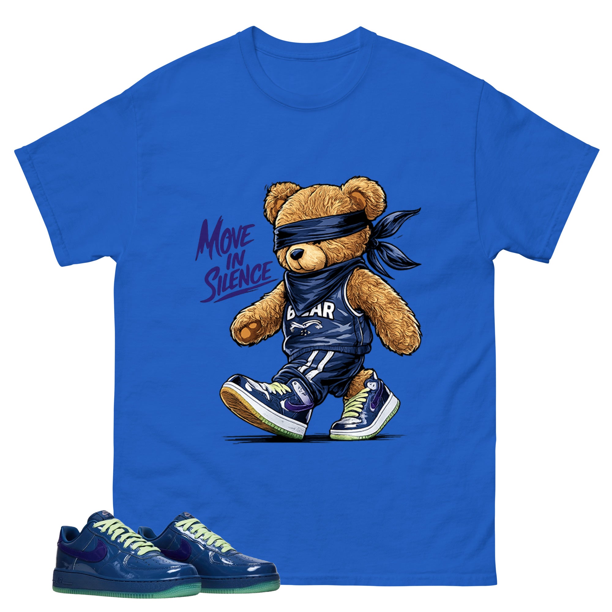 Move In Silence Graphic Tee, Shirt to Match Air Force 1 Mystic Navy, Air Force 1 Unisex Shirt