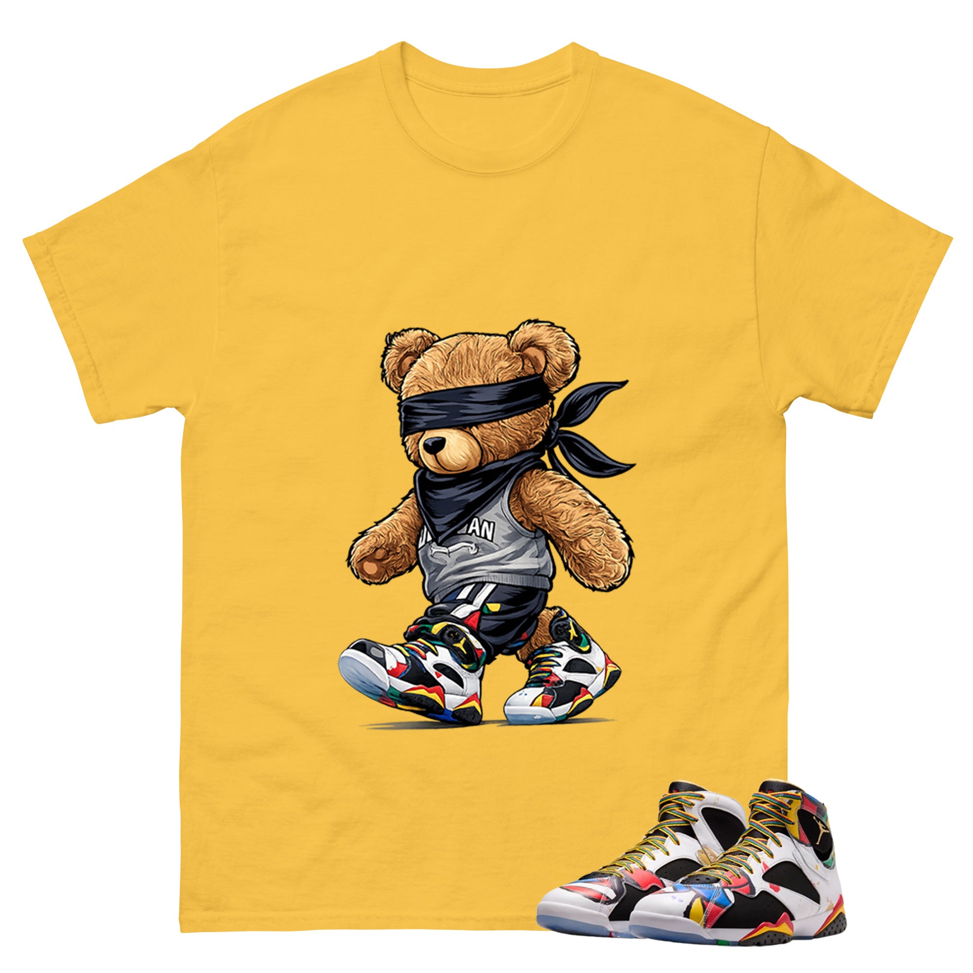 Move In Silence Graphic Tee, Shirt to Match Air Jordan 7 Miro, Air Jordan 7 Miro Unisex Shirt