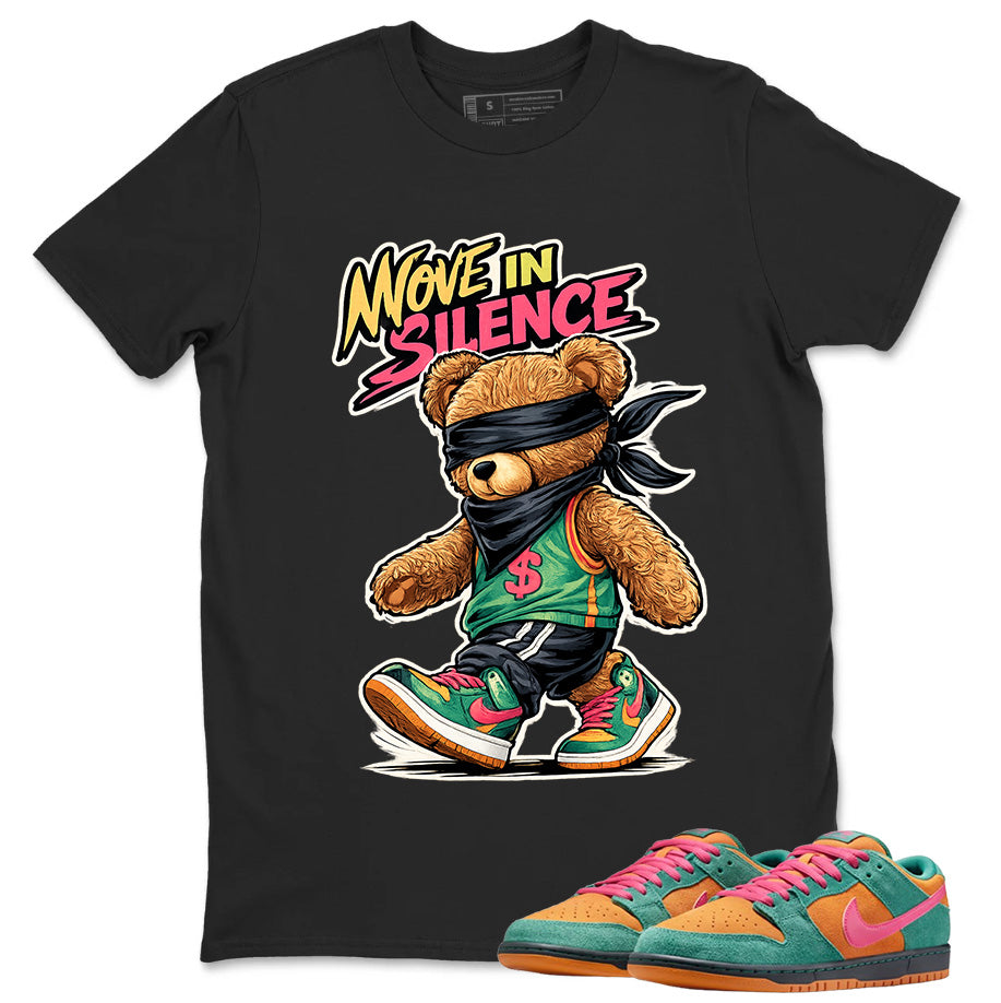 Move In Silence Graphic Tee, Shirt to Match SB Dunk Green Noise, SB Dunk Green Noise Watermelon Unisex Shirt