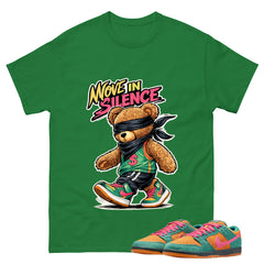 Move In Silence Graphic Tee, Shirt to Match SB Dunk Green Noise, SB Dunk Green Noise Watermelon Unisex Shirt