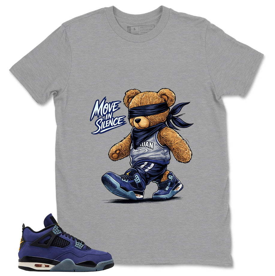 Move In Silence Shirt - Match Air Jordan 4 Retro Lakers