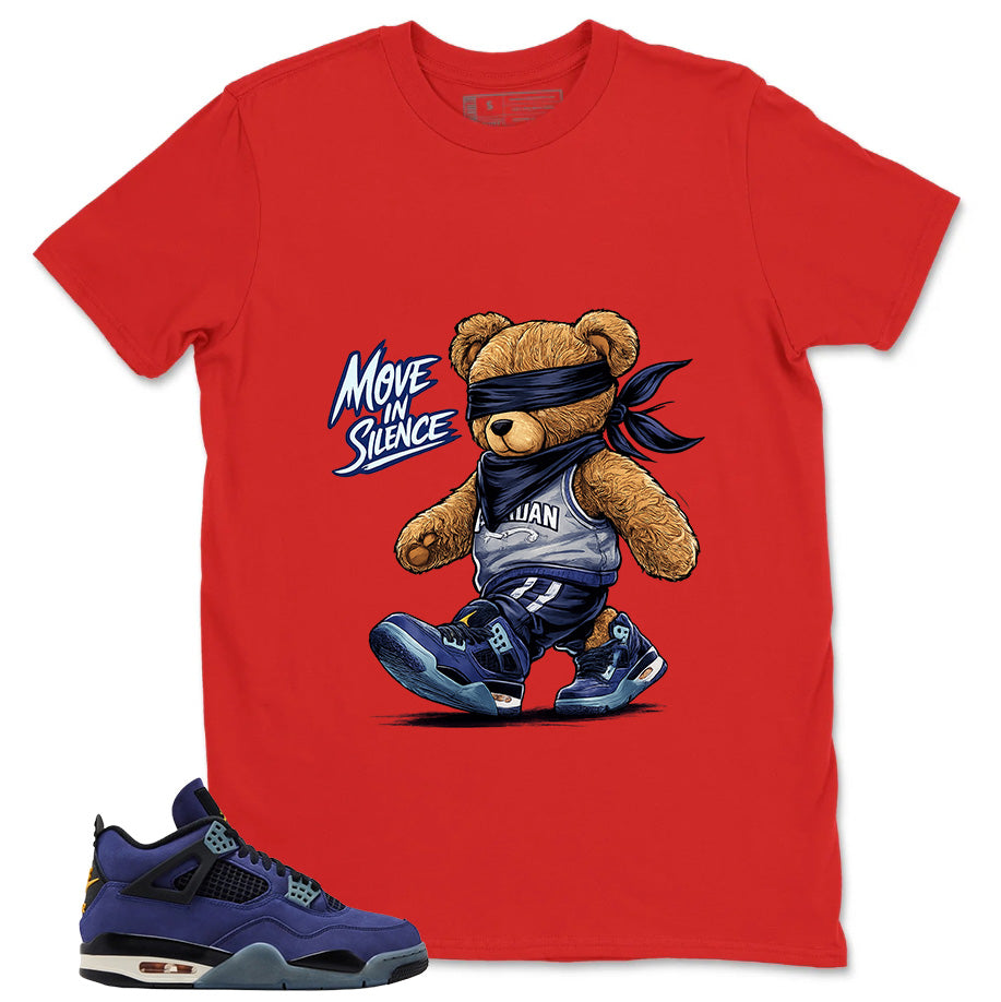 Move In Silence Shirt - Match Air Jordan 4 Retro Lakers