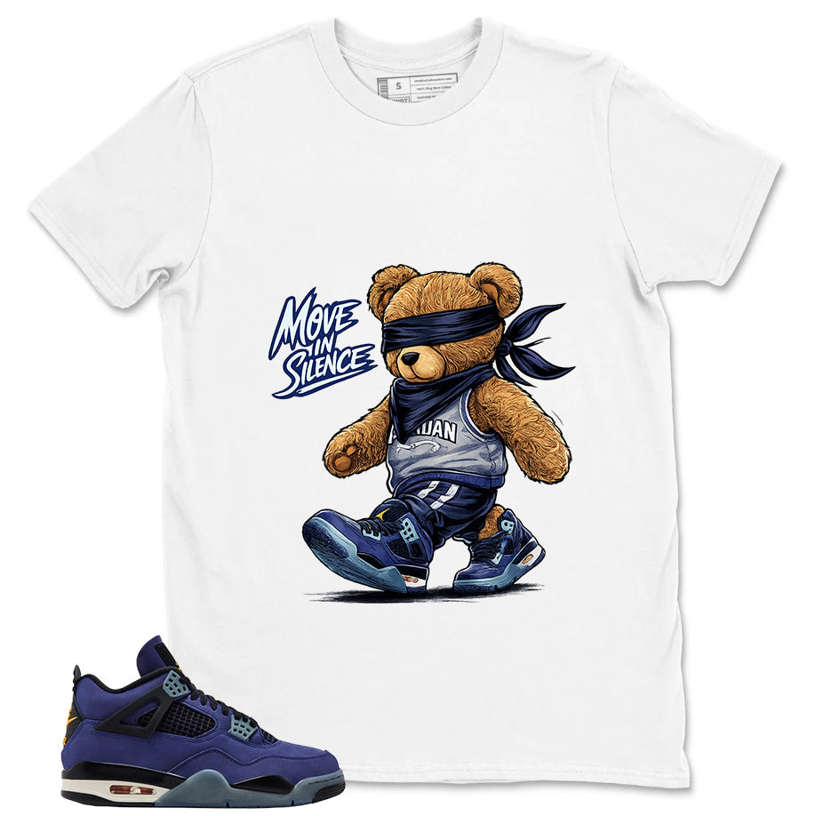 Move In Silence Shirt - Match Air Jordan 4 Retro Lakers