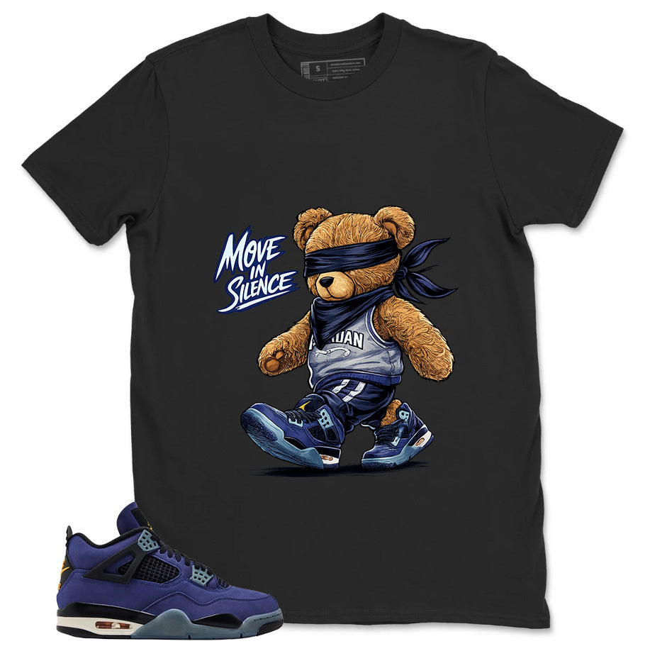 Move In Silence Shirt - Match Air Jordan 4 Retro Lakers