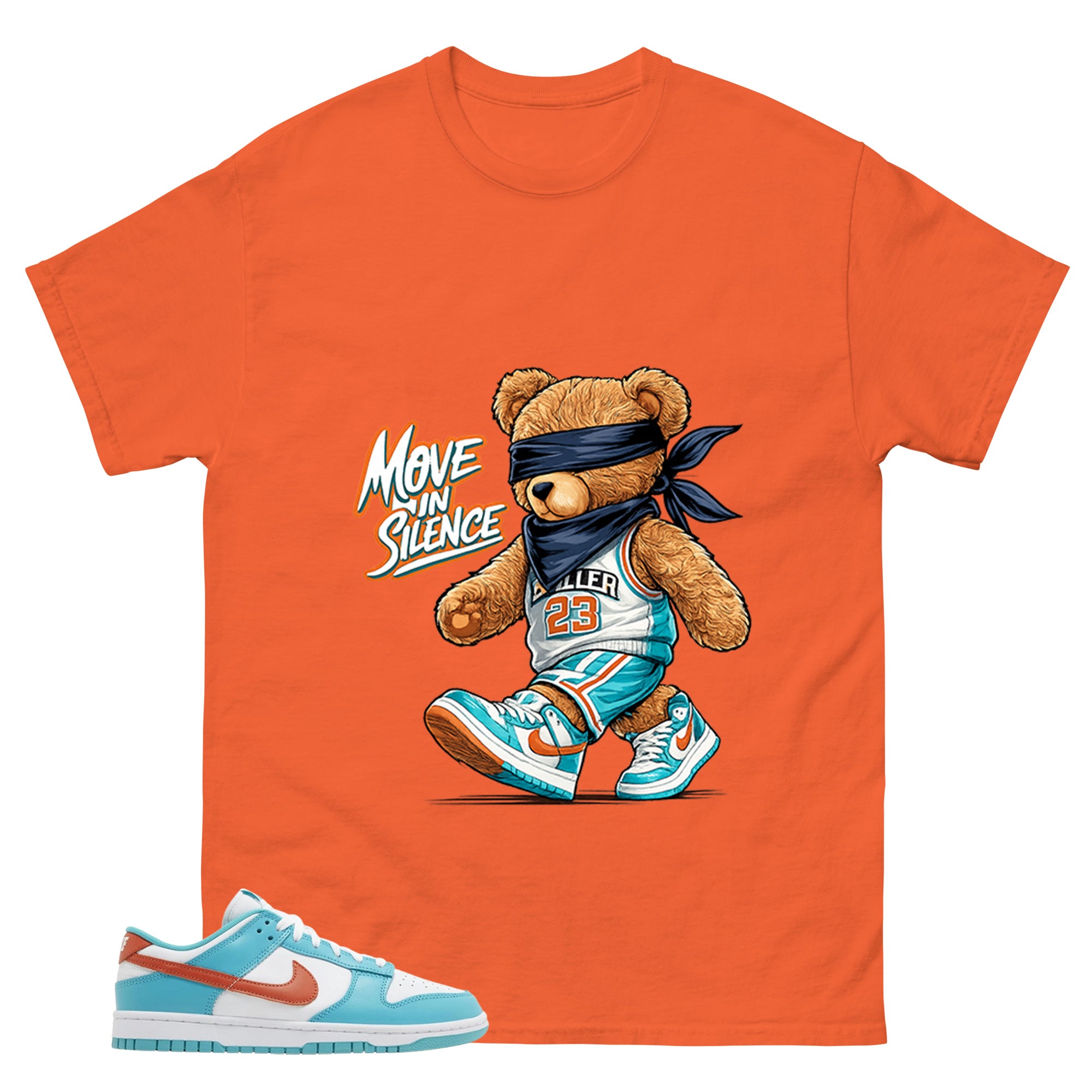 Move In Silence Shirt - Match Green Dunk Low Miami Dolphins