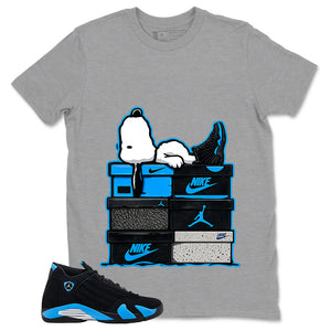 My Dream Snoopy Shirt - Match Air Jordan 14 Black University Blue 2026