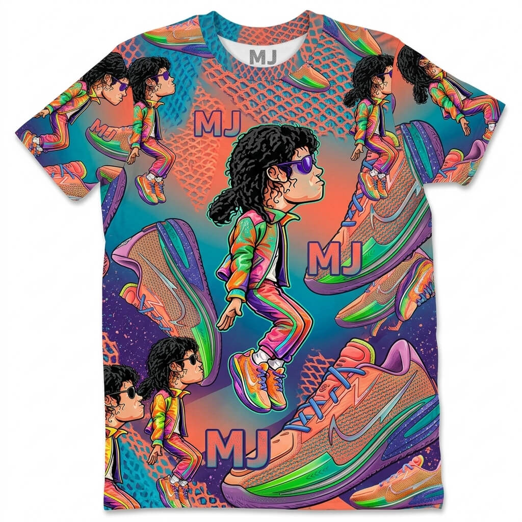 My Vibe All Over Print Shirt Match Dylan Harper x Air Zoom GT Cut Tri-State