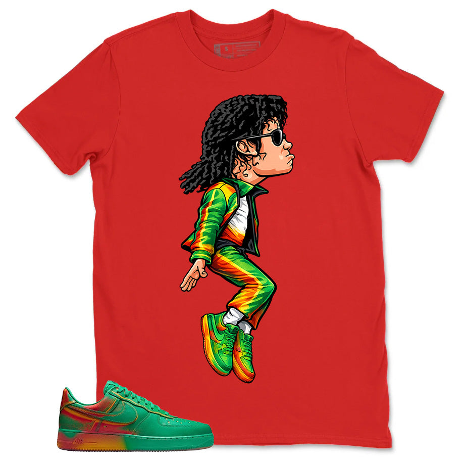 My Vibe Jackson Shirt - Match Air Force 1 Stadium Green Crimson