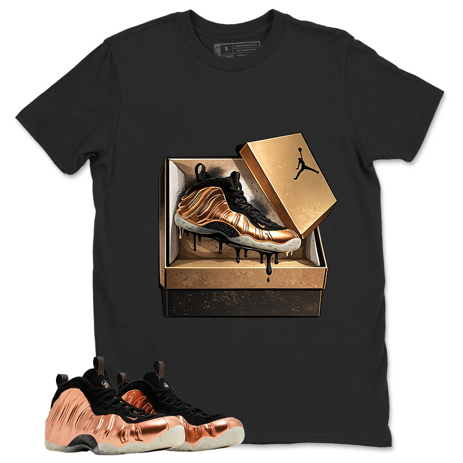 Martin Steppin Graphic Tee, Shirt to Match Air Foamposite One Copper, Air Foamposite Unisex Black Shirt