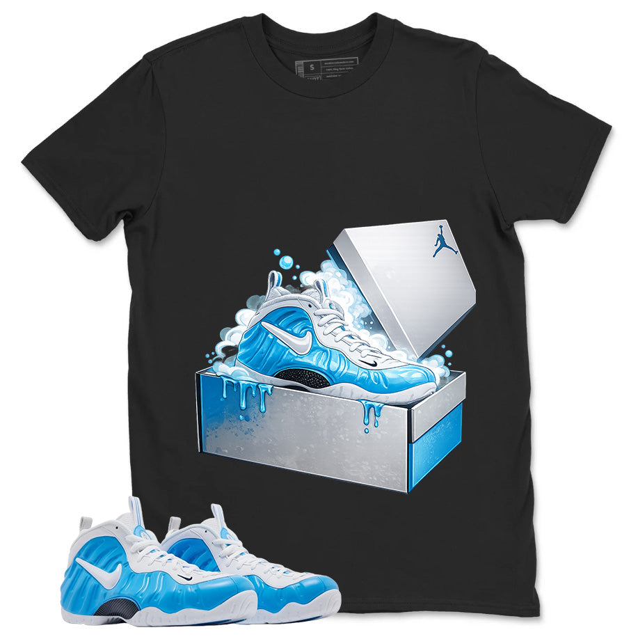 New Kicks Graphic Tee, Shirt to Match Air Foamposite Pro University Blue, Air Foamposite Unisex Blue Shirt
