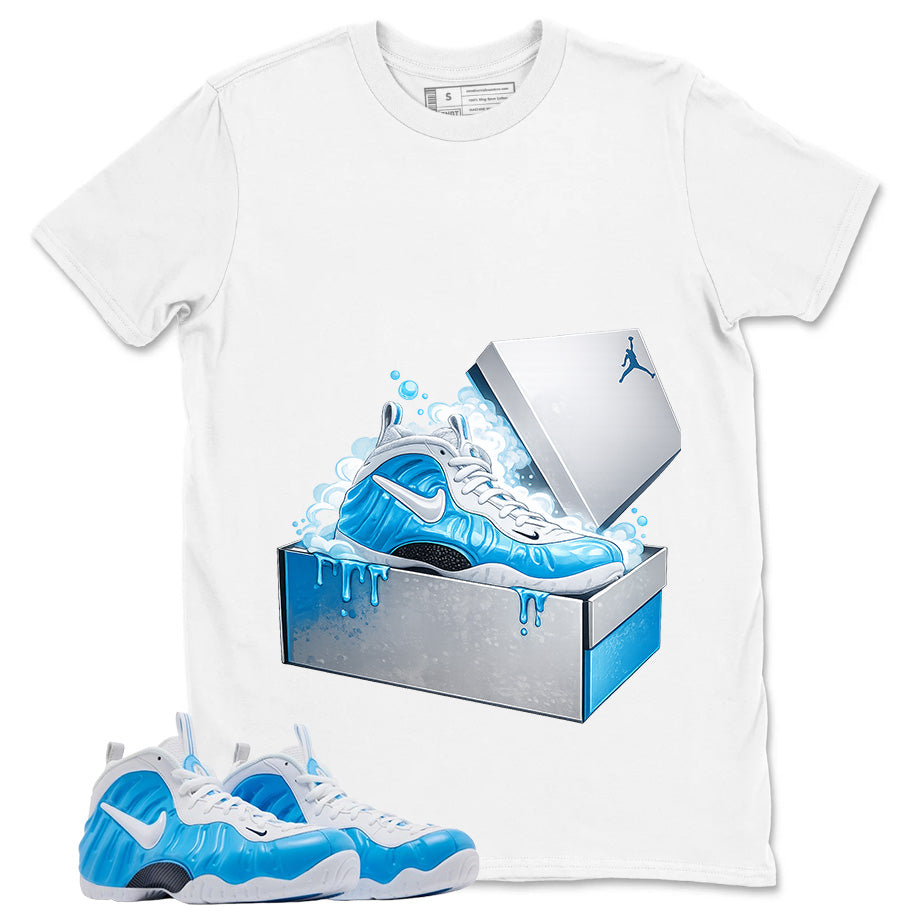 New Kicks Graphic Tee, Shirt to Match Air Foamposite Pro University Blue, Air Foamposite Unisex Blue Shirt