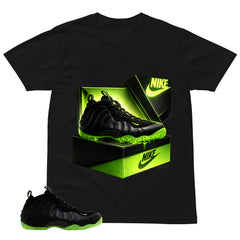 New Kicks Shirt - Match Air Foamposite One Black Volt