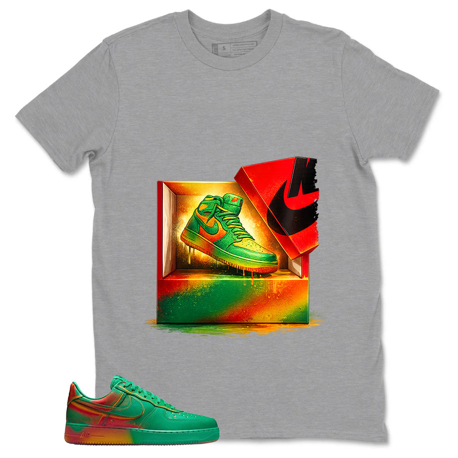 New Kicks Shirt - Match Air Force 1 Stadium Green Crimson
