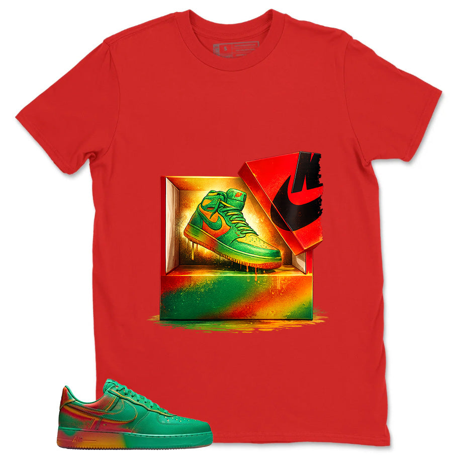 New Kicks Shirt - Match Air Force 1 Stadium Green Crimson