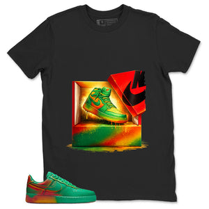 New Kicks Shirt - Match Air Force 1 Stadium Green Crimson
