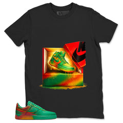 New Kicks Shirt - Match Air Force 1 Stadium Green Crimson