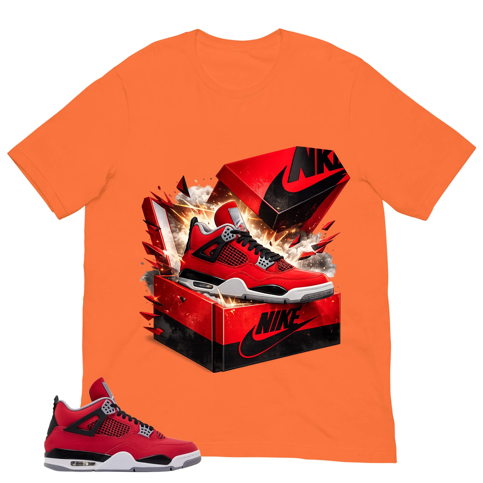 New Kicks Shirt - Match Air Jordan 4 Toro Bravo