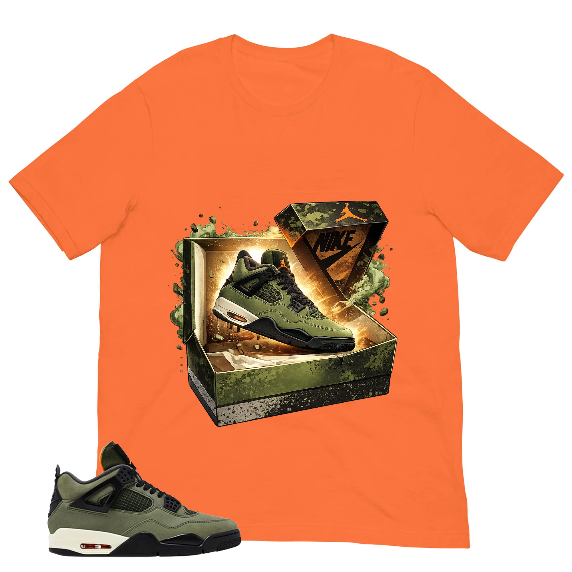 New Kicks Shirt - Match  Air Jordan 4 Undefeated