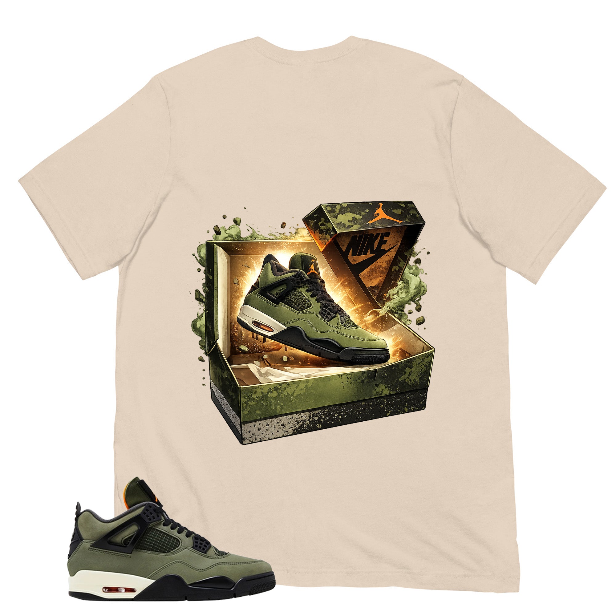 New Kicks Shirt - Match  Air Jordan 4 Undefeated