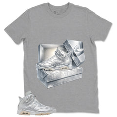 New Kicks Shirt - Match Air Jordan 6 x Paris Saint-Germain Metallic Silver