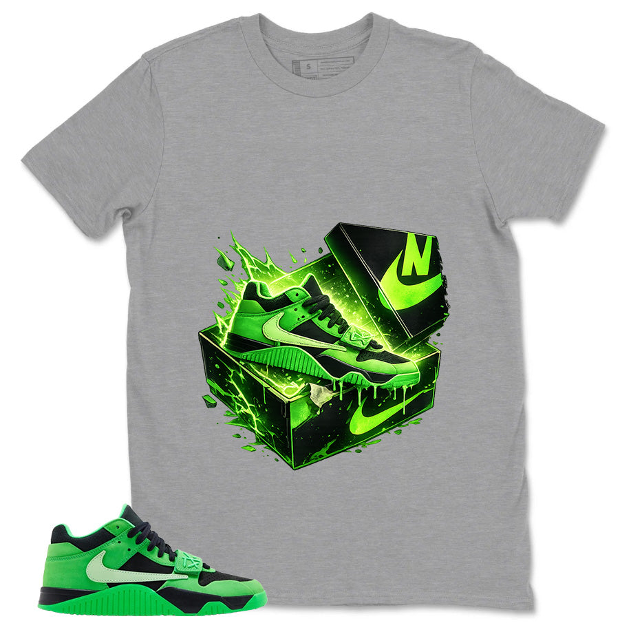 New Kicks Shirt - Match Travis Scott x Air Jordan Jumpman Green Spark