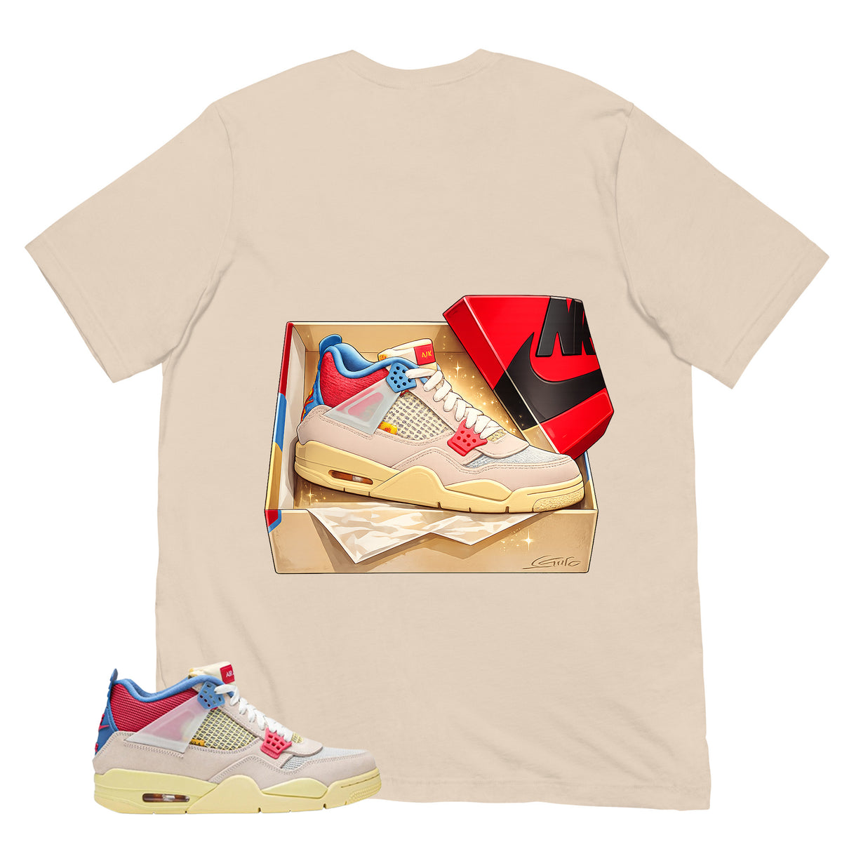 Graphic Tee New Kicks Shirt to Match Union LA Guava Ice 4s