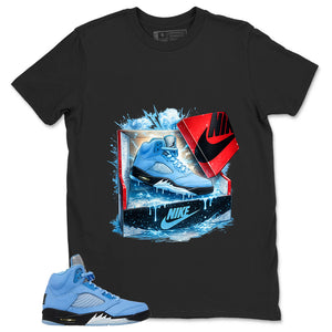 Graphic Tee New Kicks Shirt - Matching Air Jordan 5 Retro SE UNC