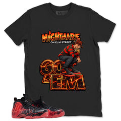 Nightmare On Elm Street Graphic Tee, Shirt to Match Air Foamposite Stranger Things, Air Foamposite Unisex Blue Shirt