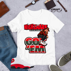 Nightmare On Elm Street Shirt - Match Air Jordan 13 'True Red' 2026