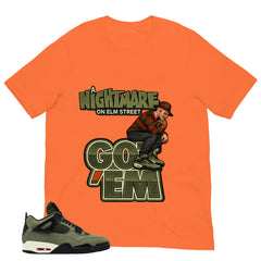 Nightmare On Elm Street Shirt - Match  Air Jordan 4 Undefeated