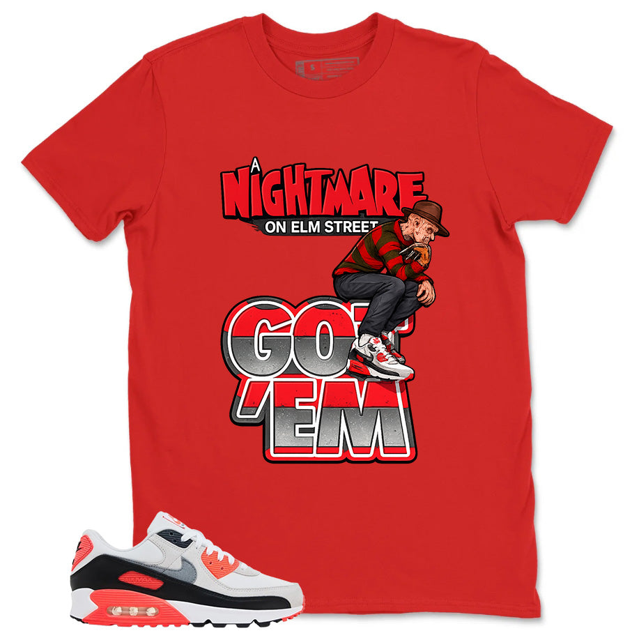Nightmare On Elm Street Shirt - Match Air Max 90 Infrared