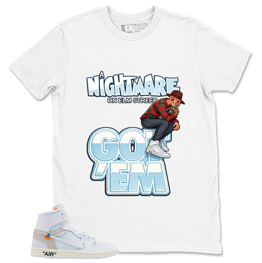 Nightmare On Elm Street Shirt - Match Virgil Abloh x Air Jordan 1 Alaska