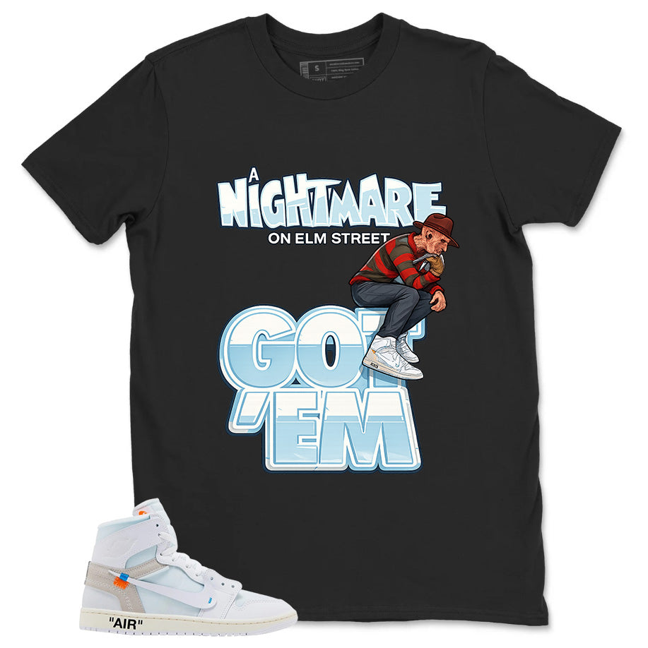 Nightmare On Elm Street Shirt - Match Virgil Abloh x Air Jordan 1 Alaska