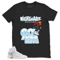 Nightmare On Elm Street Shirt - Match Virgil Abloh x Air Jordan 1 Alaska