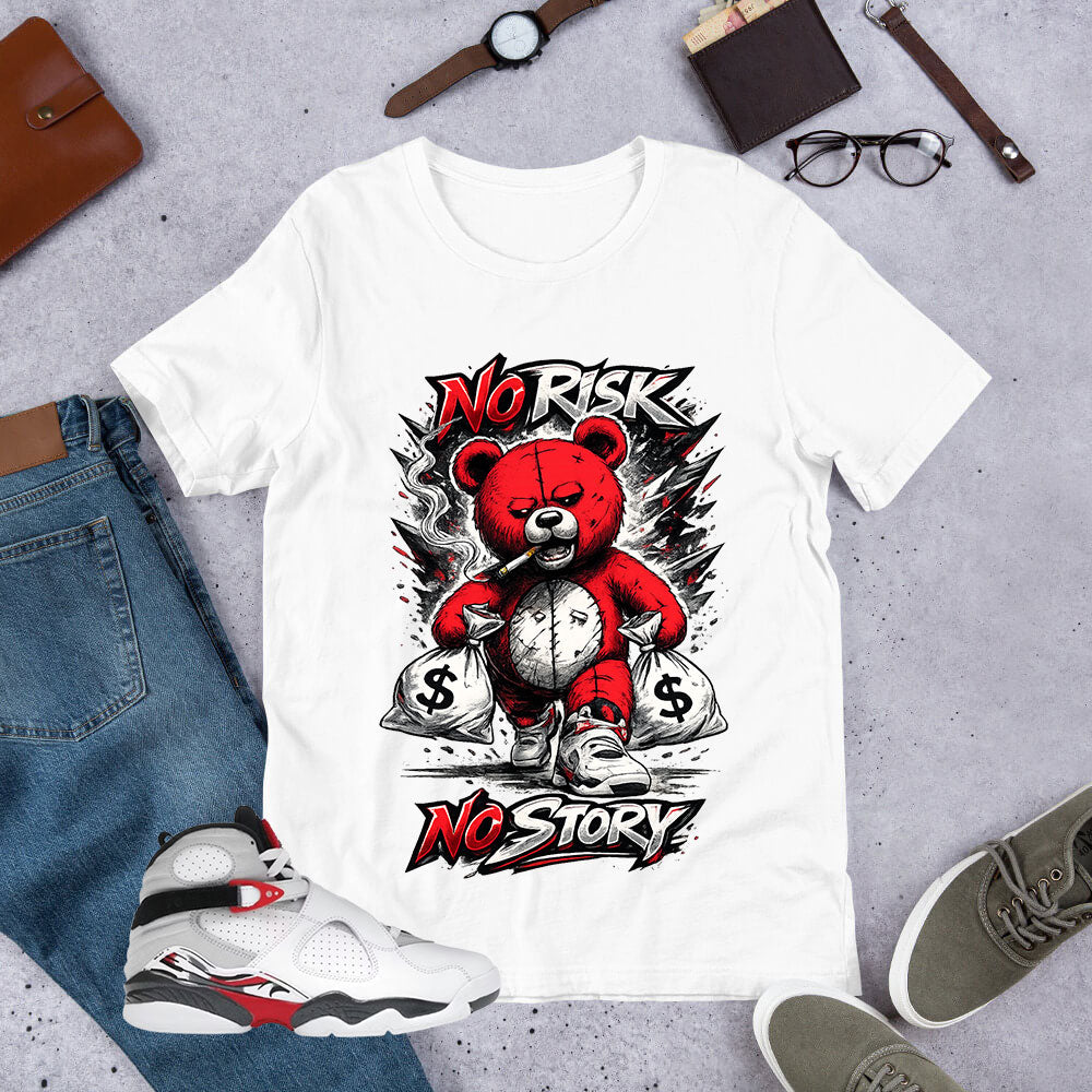 Graphic Tee to Matching 8s Bugs Bunny No Risk No Story Shirt