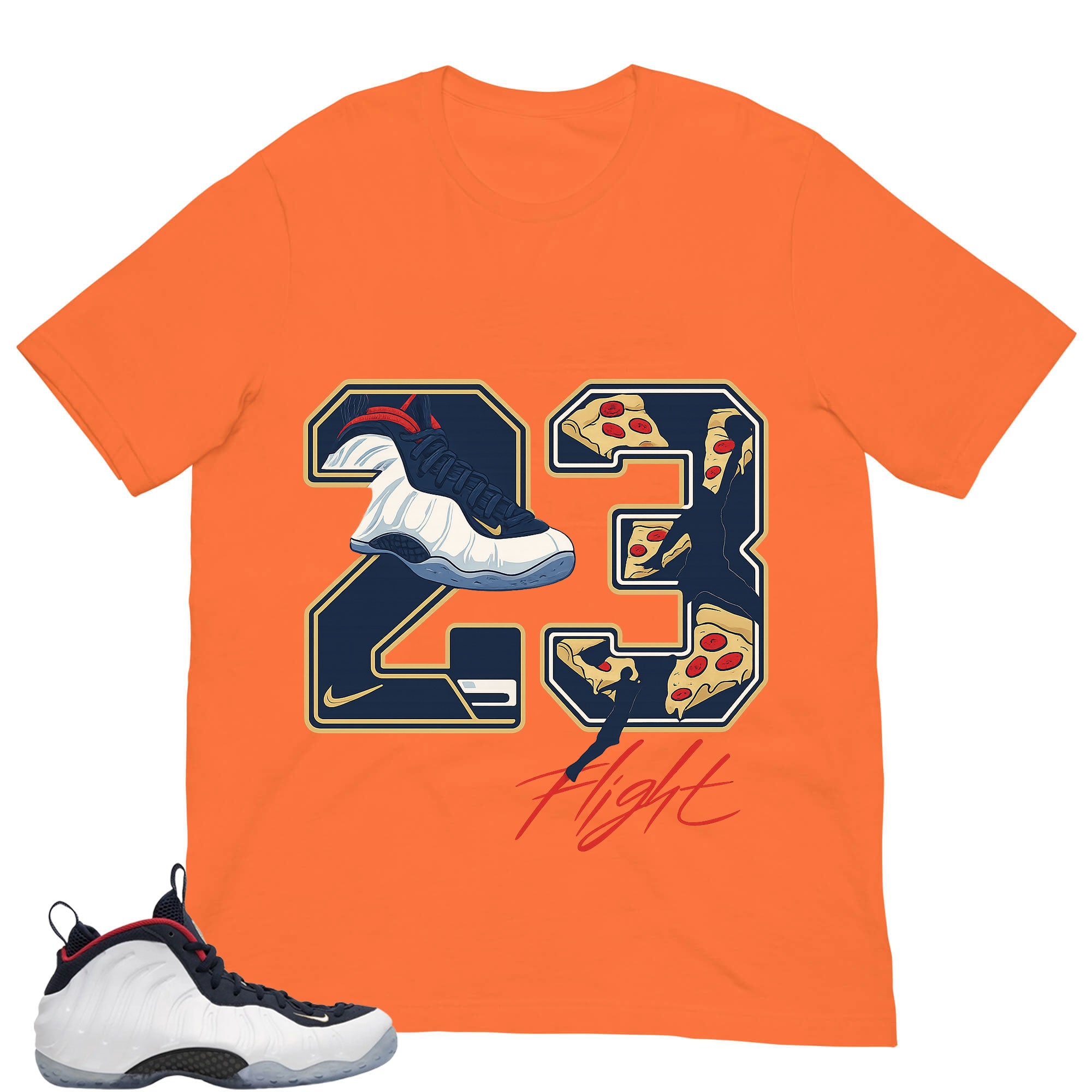 23 Flight Shirt - Match Air Foamposite One PRM Olympic