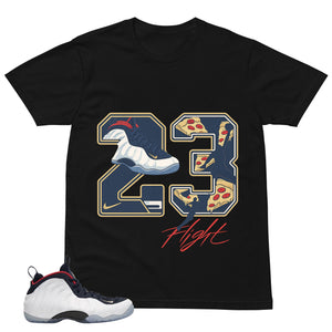 23 Flight Shirt - Match Air Foamposite One PRM Olympic