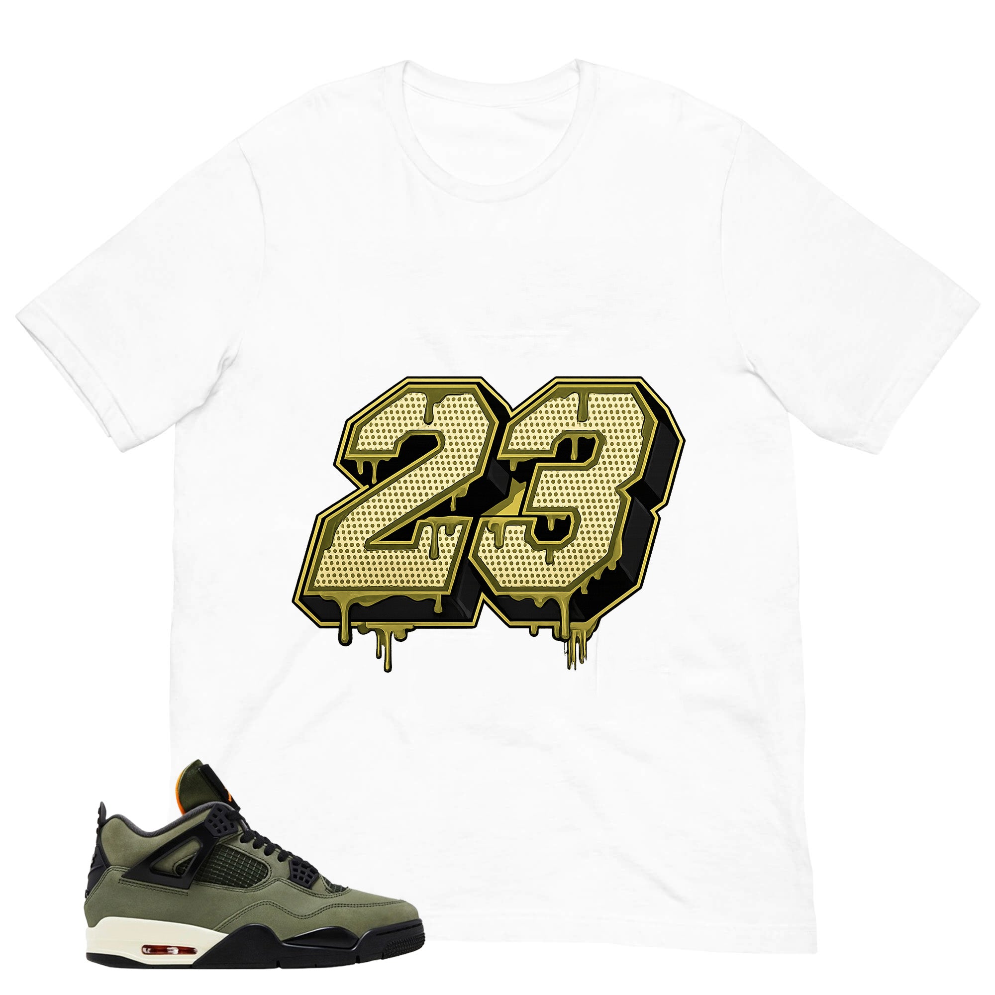 Number 23 Legend MJ Shirt - Match  Air Jordan 4 Undefeated