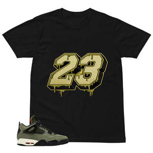 Number 23 Legend MJ Shirt - Match  Air Jordan 4 Undefeated