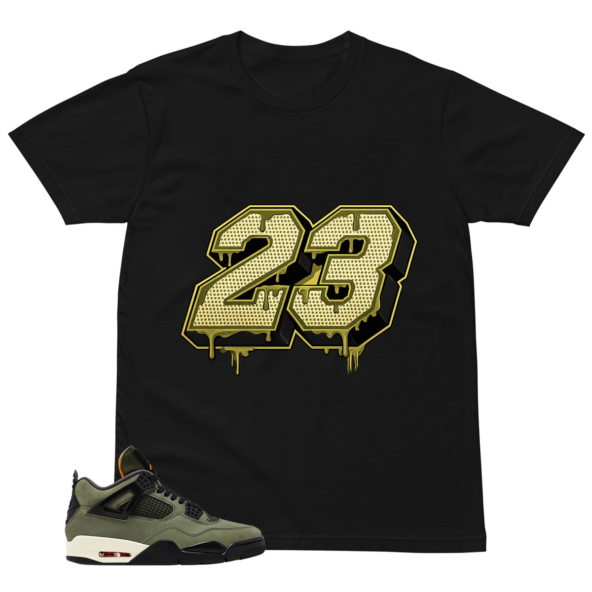 Number 23 Legend MJ Shirt - Match  Air Jordan 4 Undefeated