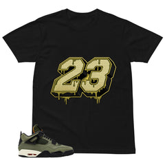 Number 23 Legend MJ Shirt - Match  Air Jordan 4 Undefeated